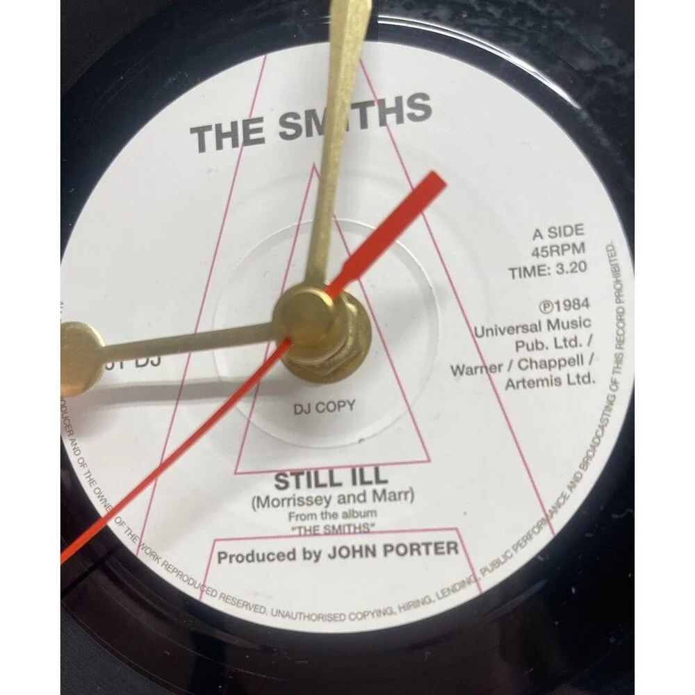 The Smiths Still Ill Vinyl LP Analog Wall Clock Rock Gift Decor Music Works EUC